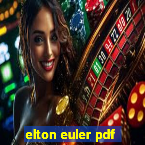 elton euler pdf